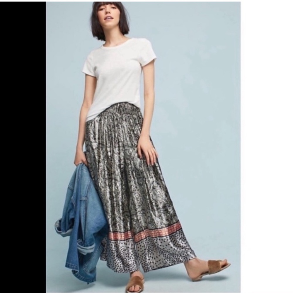 Anthropologie BLANK London Velvet Dove Wide
Leg Pants 💖Gorgeous!